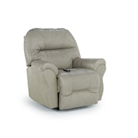Customizable Leather Match Power Rocker Recliner with Remote