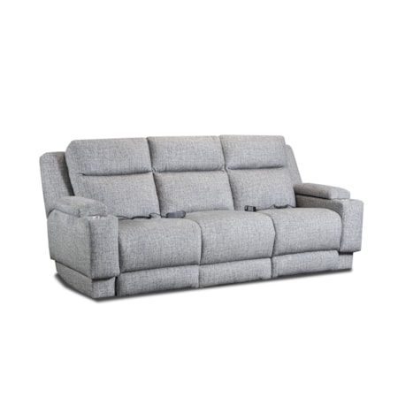 Triple Power Sofa W/Drop Down Table