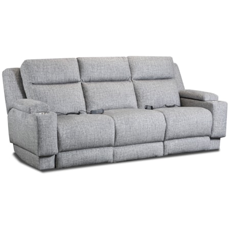 Triple Power Sofa W/Drop Down Table