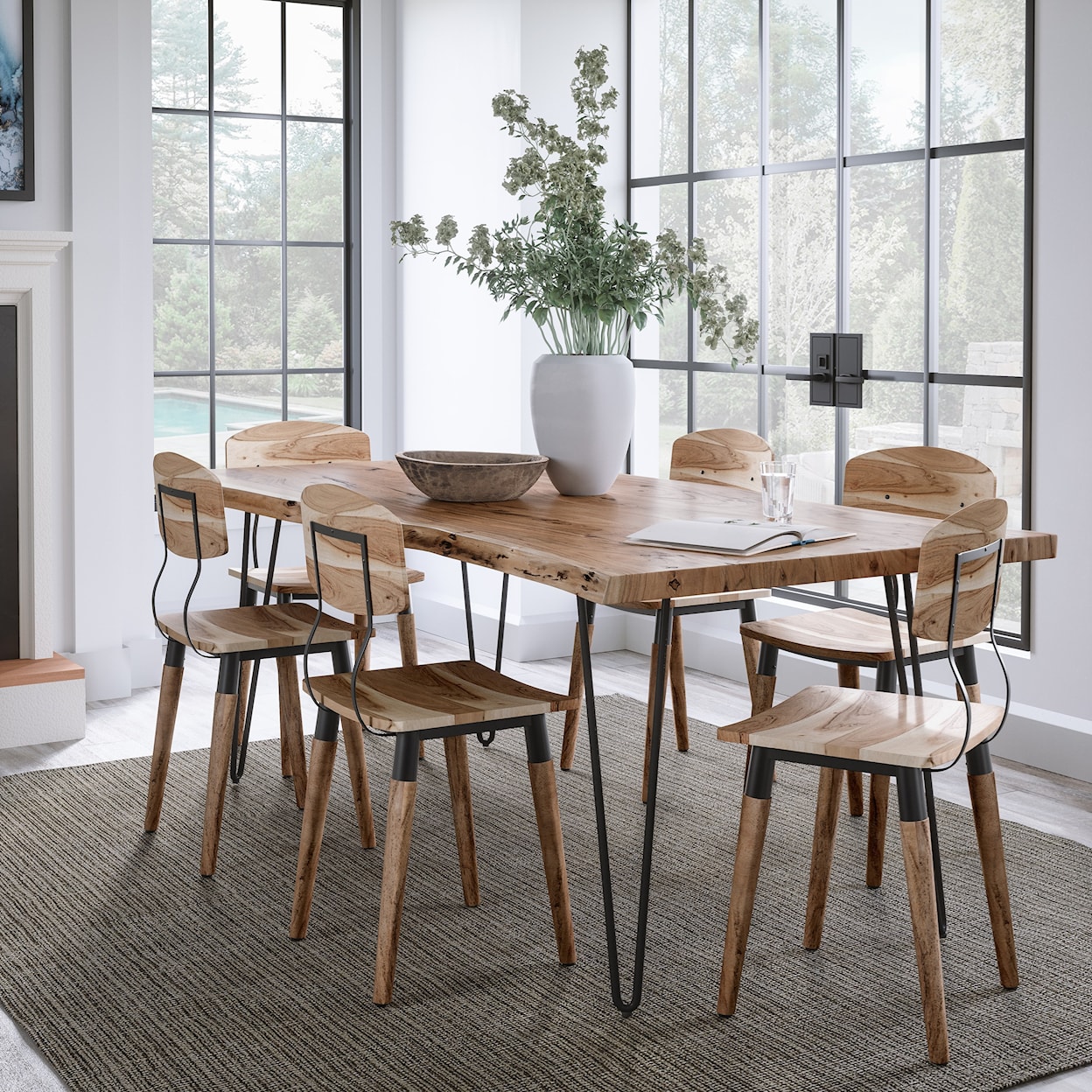 Jofran Jofran 7-Piece Table and Chair Set