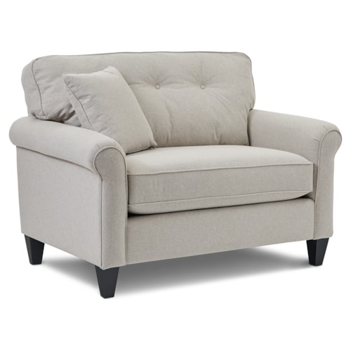 Transitional Chair and a Half