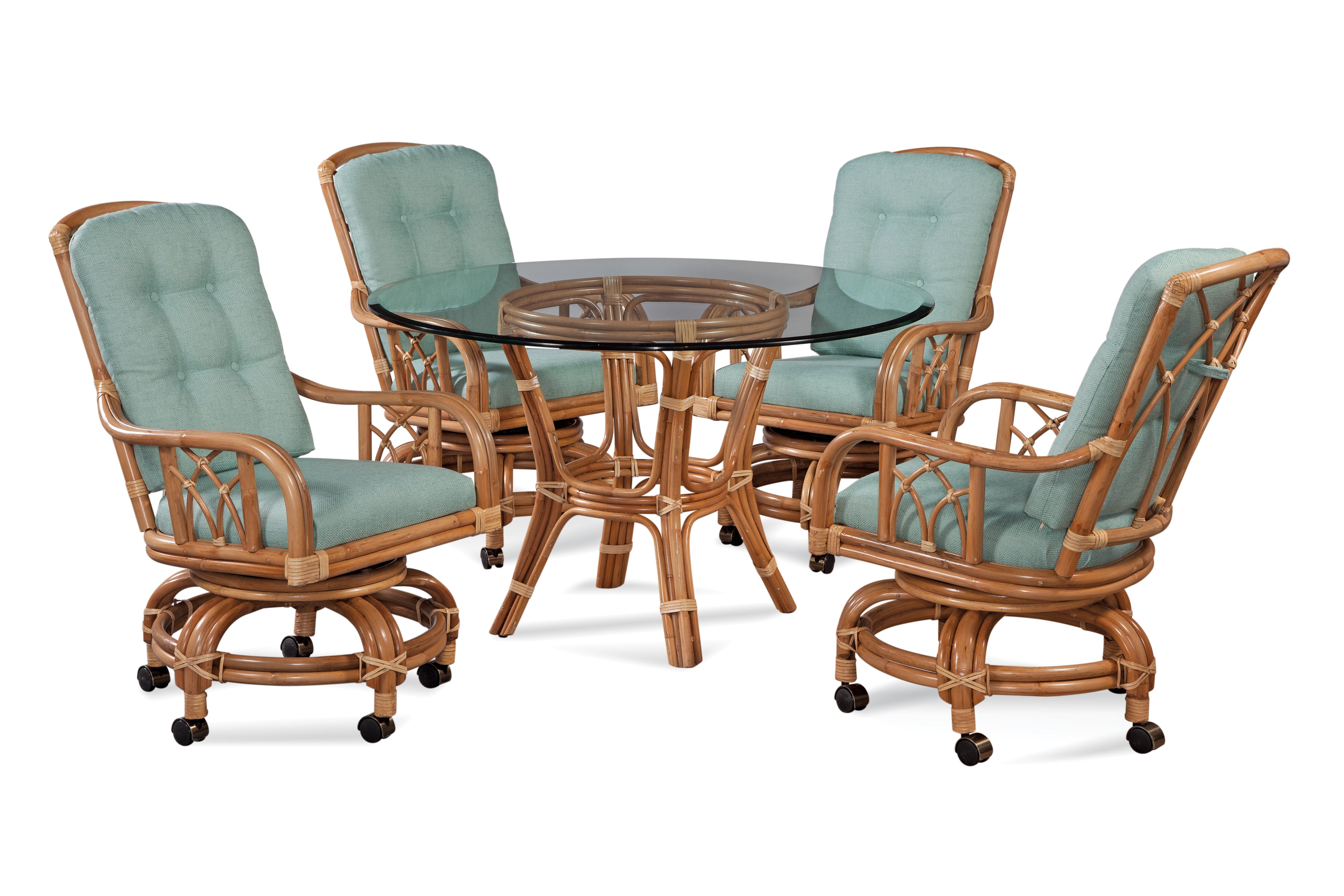 Braxton Culler Edgewater Swivel Rocker Game Chair with Casters