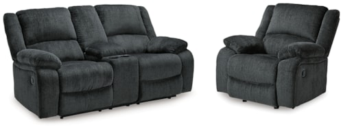Reclining Loveseat With Console And Recliner