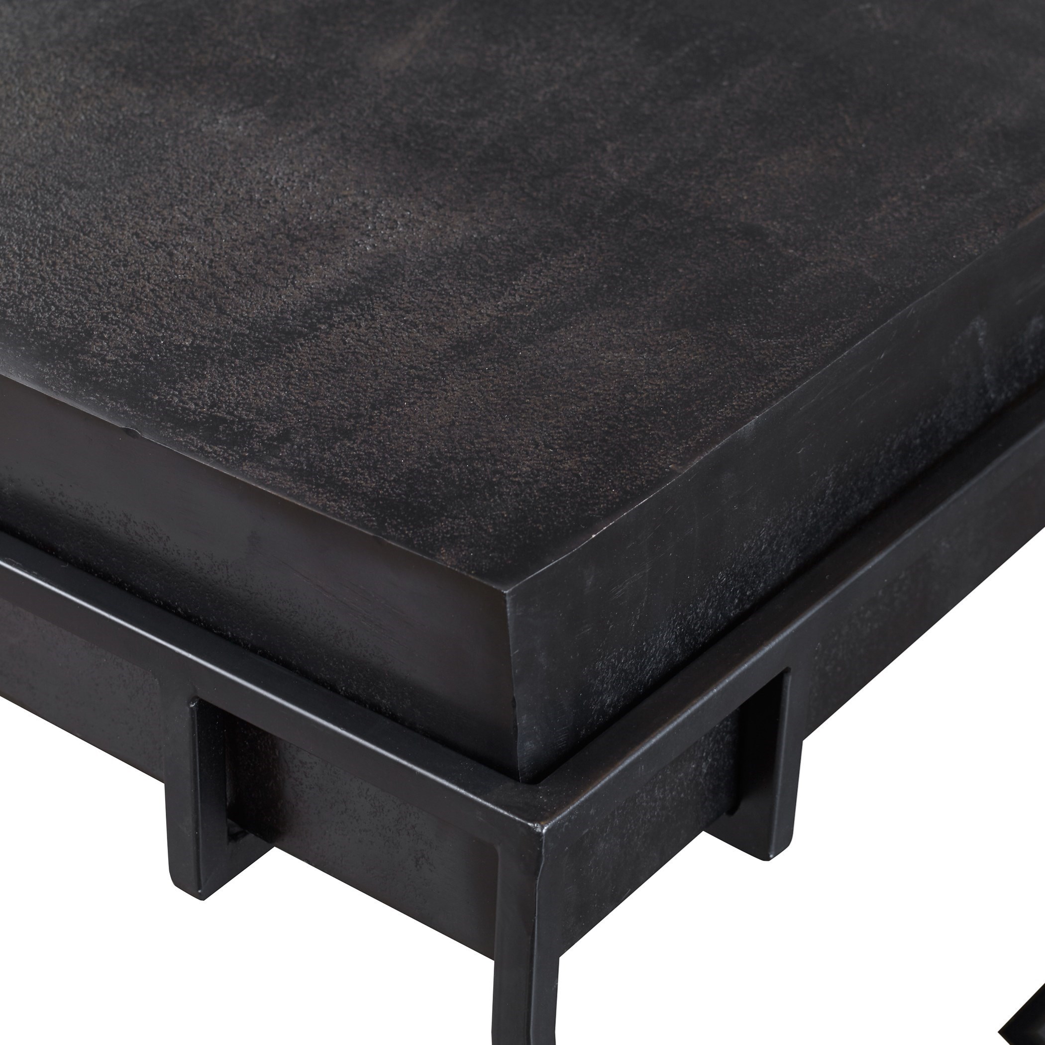 Uttermost Accent Furniture - Occasional Tables Telone Modern Black Coffee Table