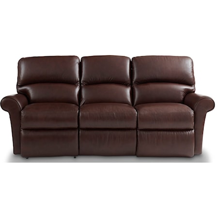 Casual Power Reclining Sofa with Power Headrests & USB Ports