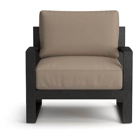 Outdoor Arched Arm Lounge Chair