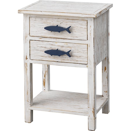 Two Drawer Accent Table