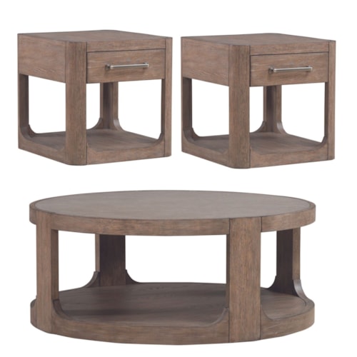 Contemporary 3-Piece Occasional Set