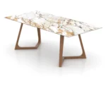 Canadel Modern Double-Pedestal Table w/Porcelain Top