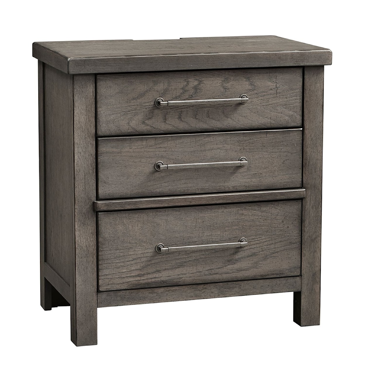 Libby Modern Farmhouse 3-Drawer Nightstand