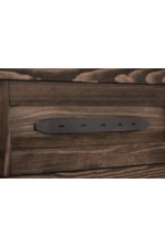 International Furniture Direct Dutton Farmhouse Electric Fireplace TV Stand with Remote Control