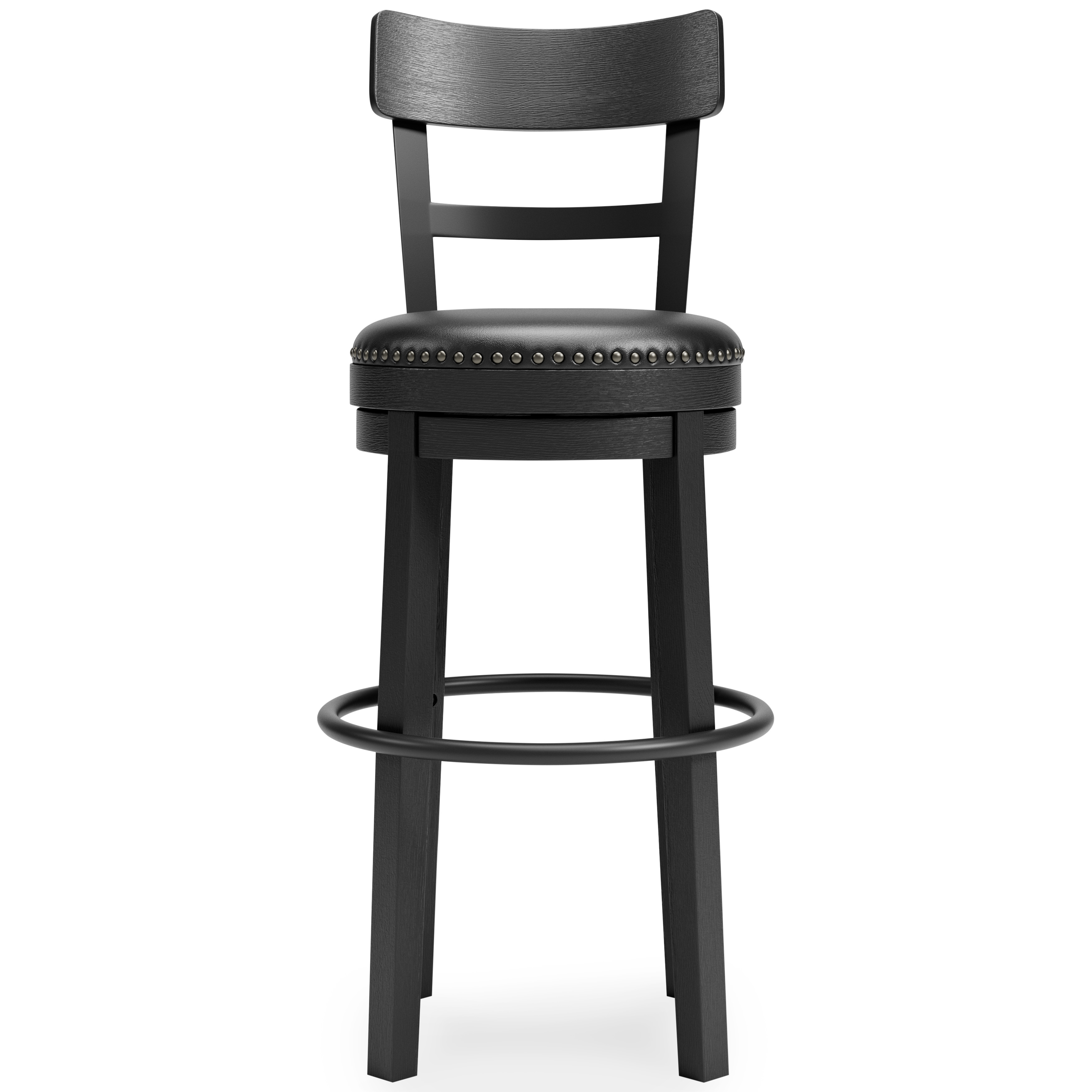 Bar Height Upholstered Swivel Bar Stool