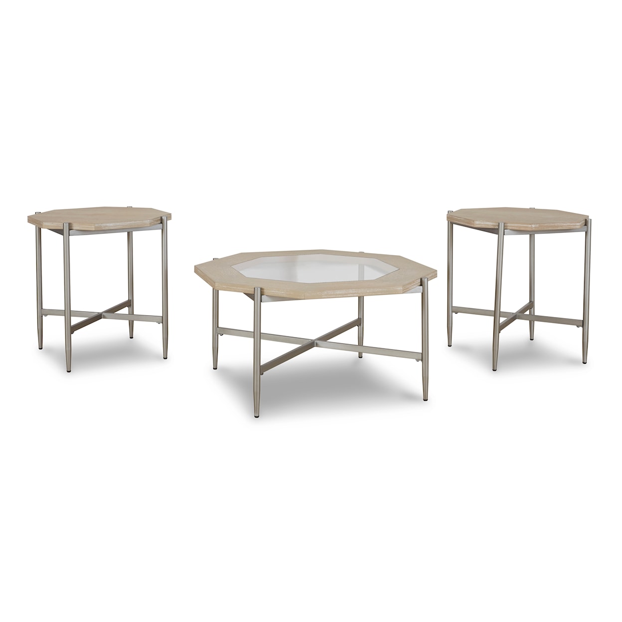 Signature Design by Ashley Varlowe 3-Piece Occasional Table Set