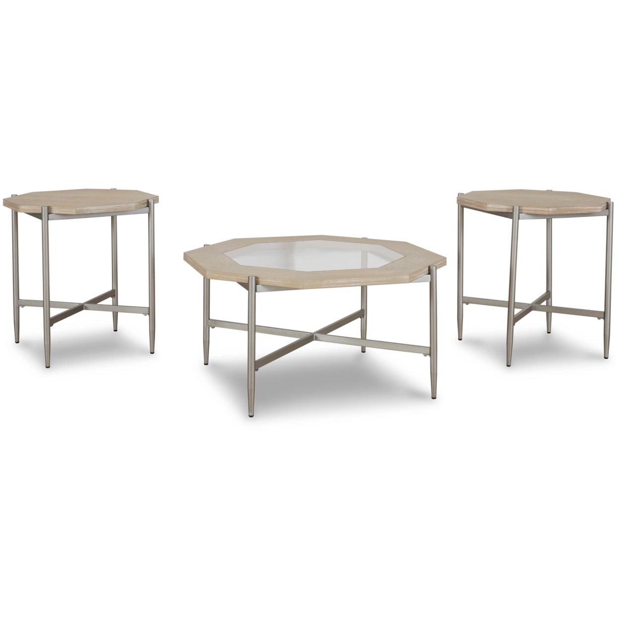 Signature Design by Ashley Varlowe 3-Piece Occasional Table Set