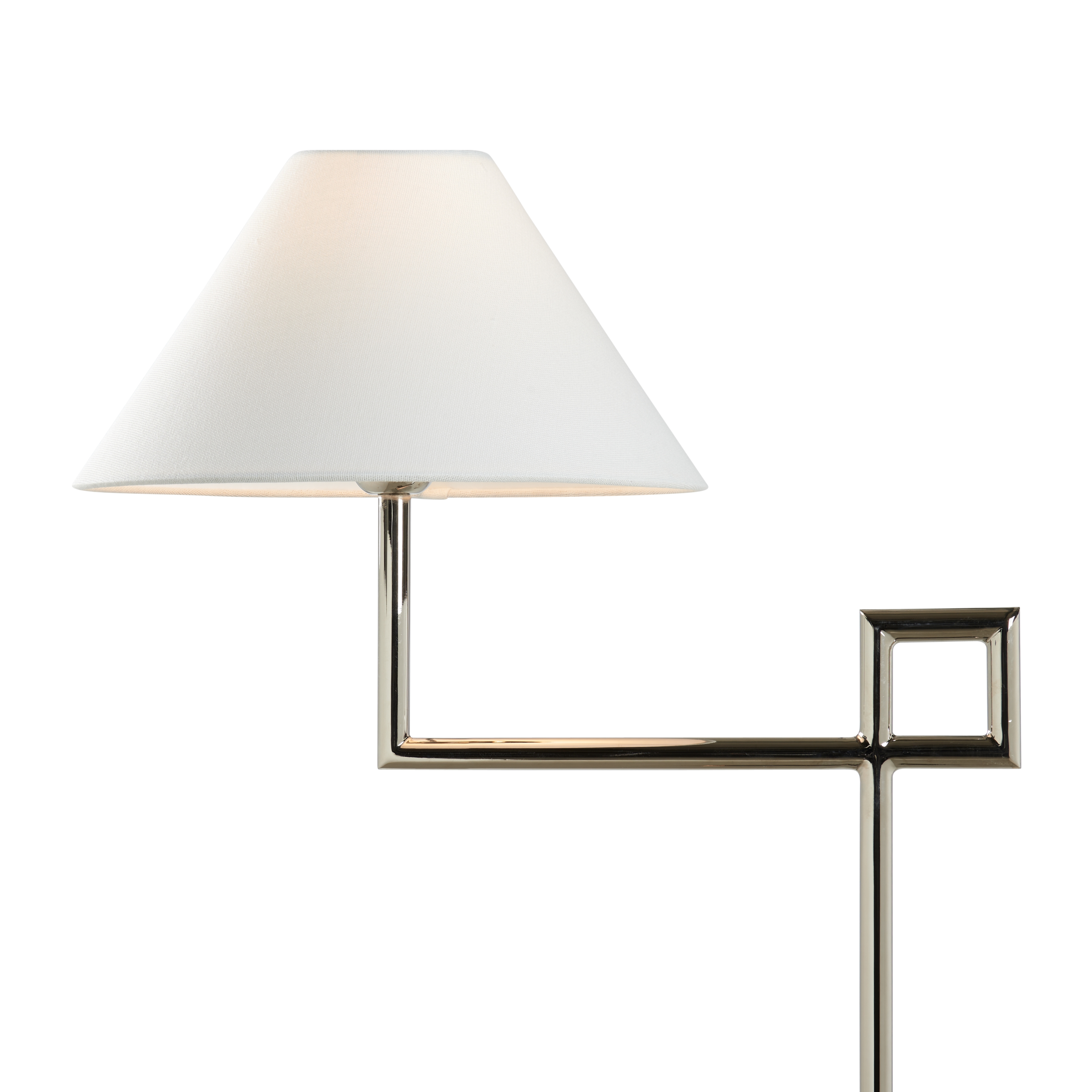 Chelsea House Jamie Merida St. Dunstan Floor Lamp - Polished Nickel
