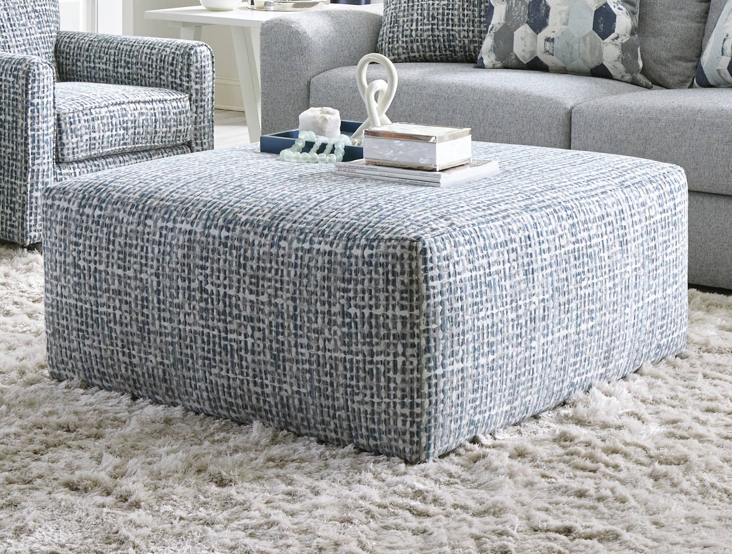 Jackson Furniture Hooten Square Cocktail Ottoman