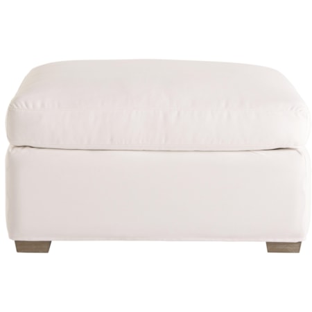 Malibu Slipcover Ottoman