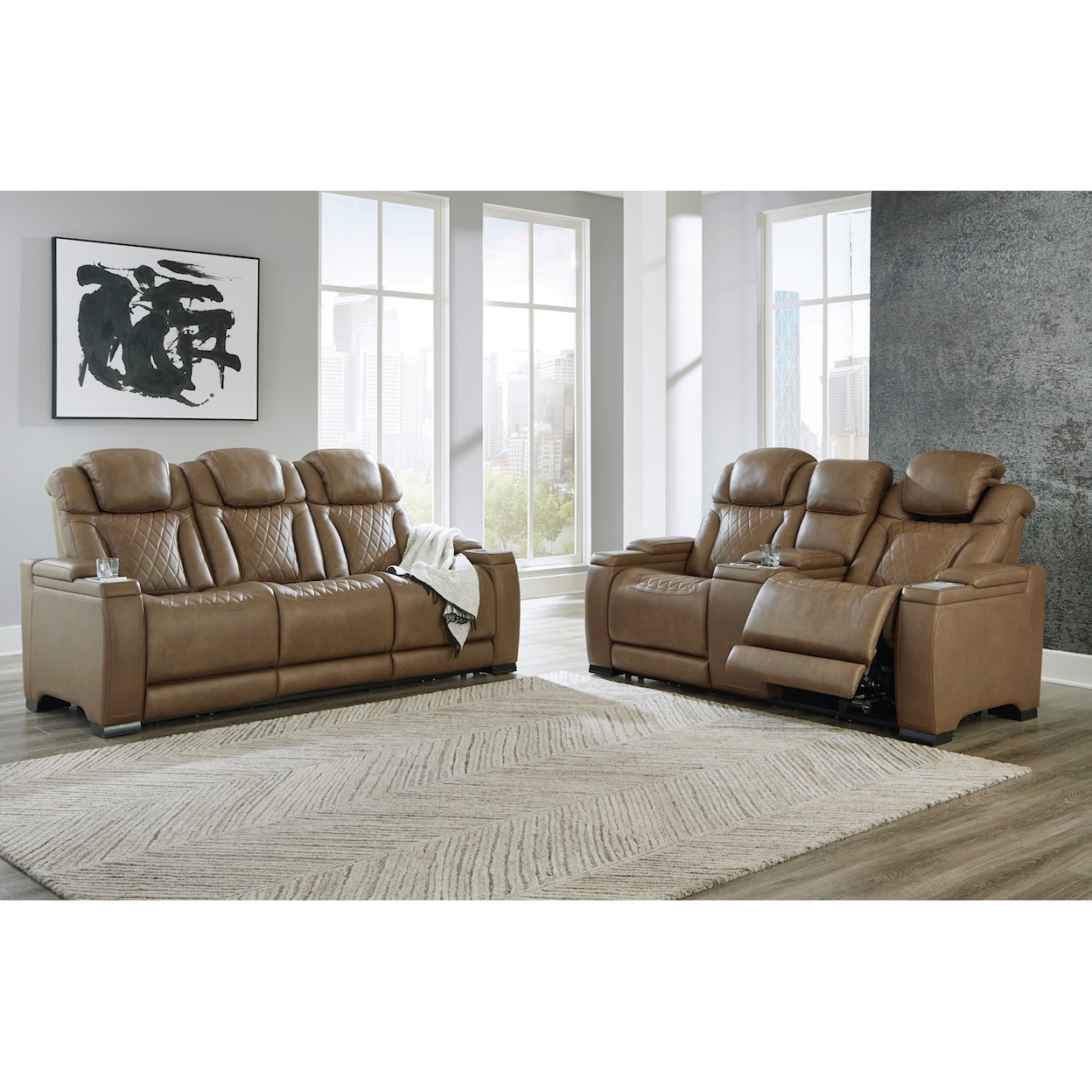 Signature Design by Ashley Strikefirst Power Reclining Living Room Set