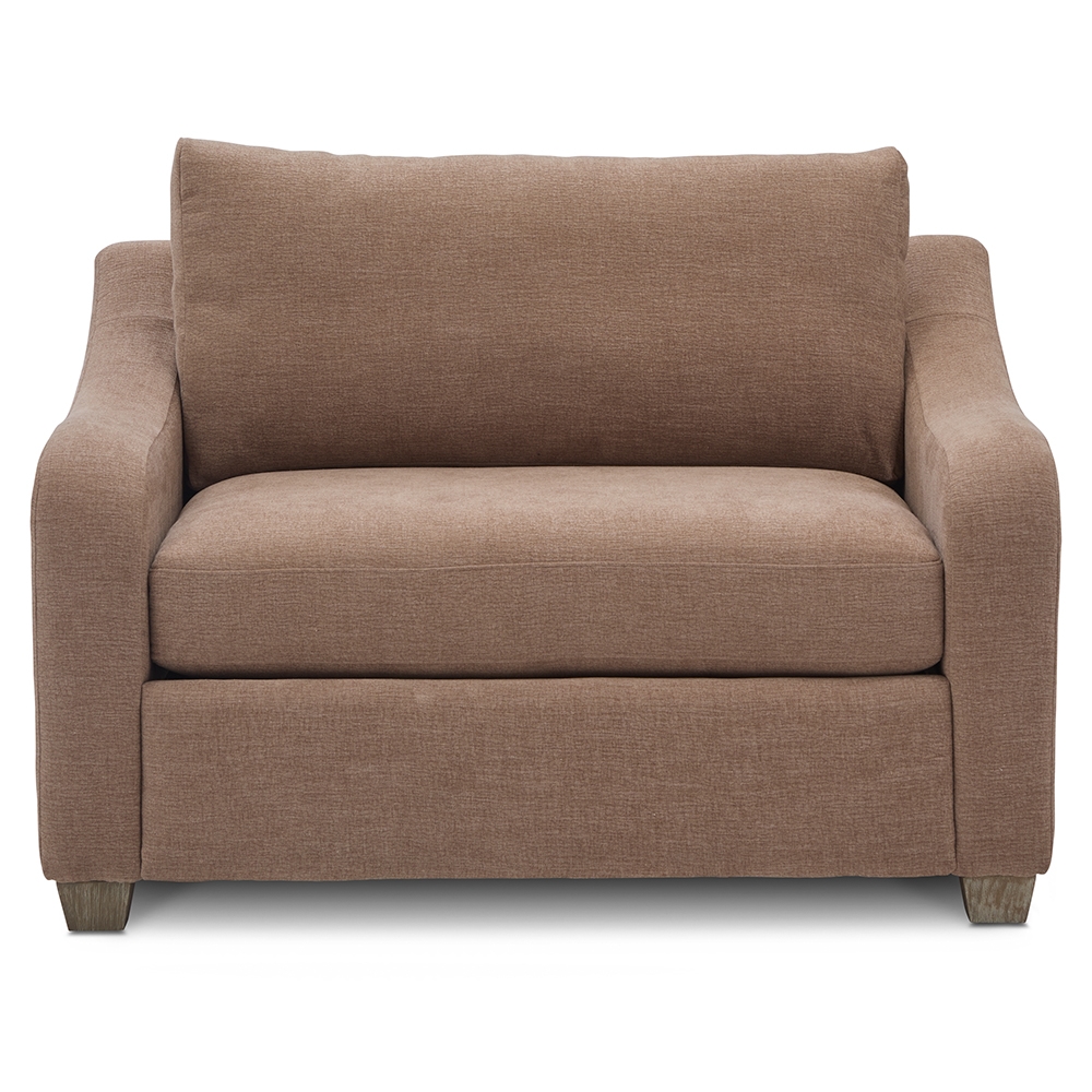 La-Z-Boy Charlie Slope-Arm Sleeper Chair w/Twin Mattress