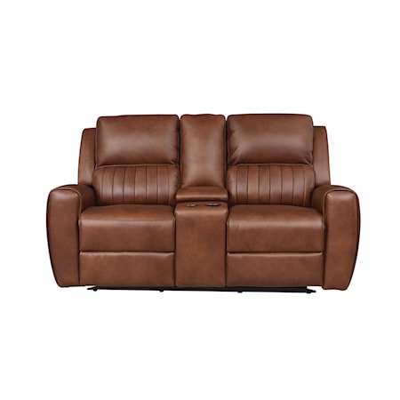 Power Reclining Loveseat with Console