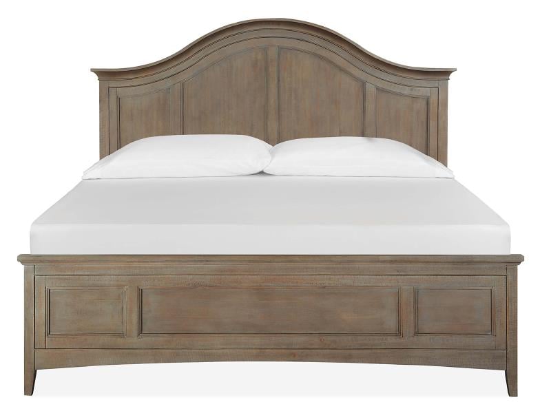 Magnussen Home Paxton Place Bedroom Transitional King Arched Storage