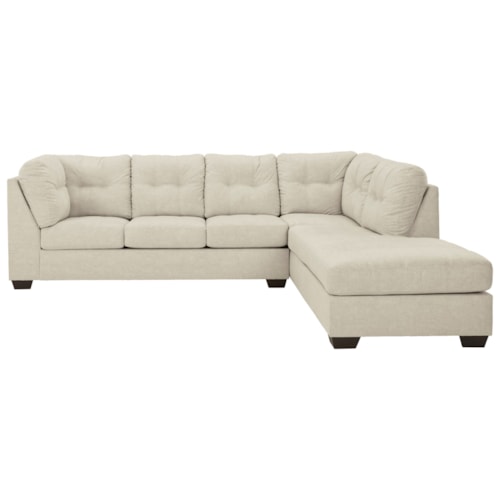2-Piece Sectional with Right Chaise