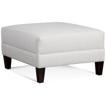 Ottoman with Taper Legs