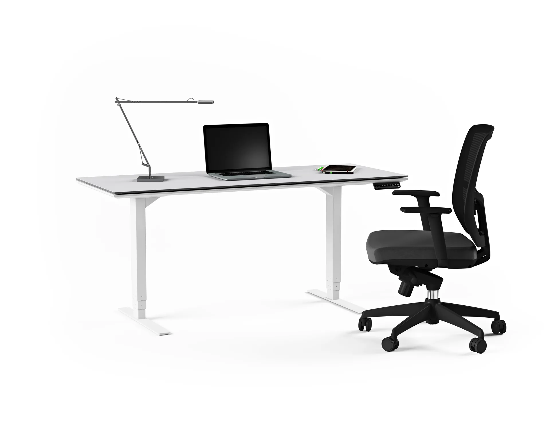 60" x 24" Modern Sit+Stand Desk