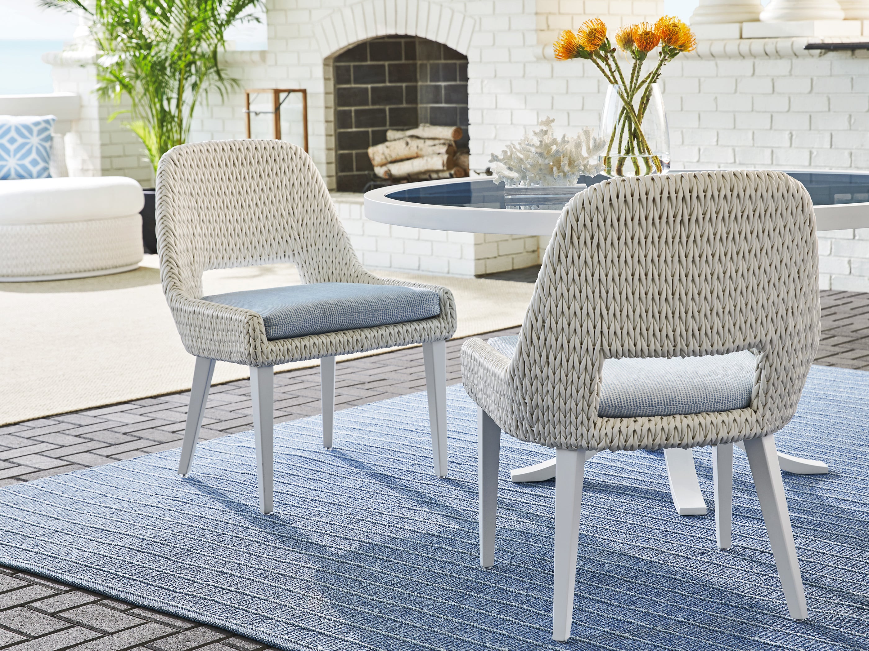 Tommy Bahama Outdoor Living Ocean Breeze Promenade Outdoor Occasional Dining Chair