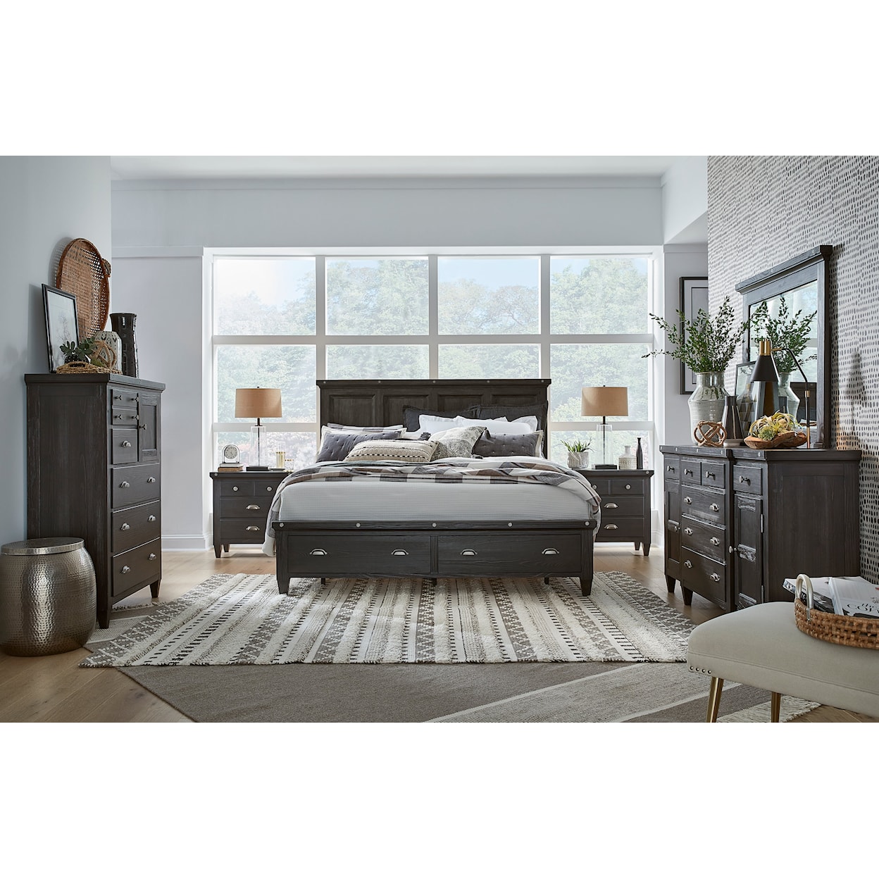 Magnussen Home Sierra Bedroom 6-Drawer Dresser