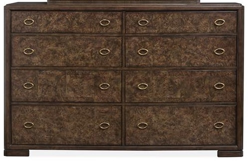 Transitional 8-Drawer Dresser