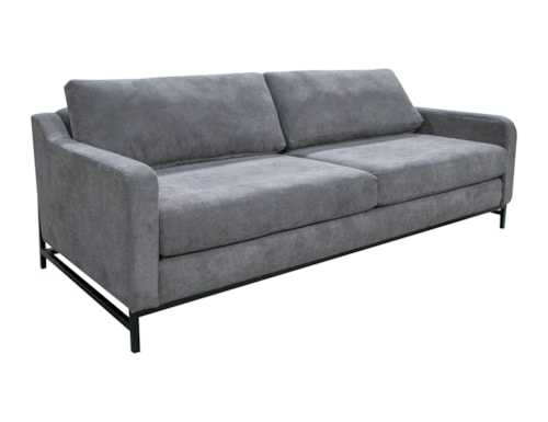Transitional Sofa with Iron Base
