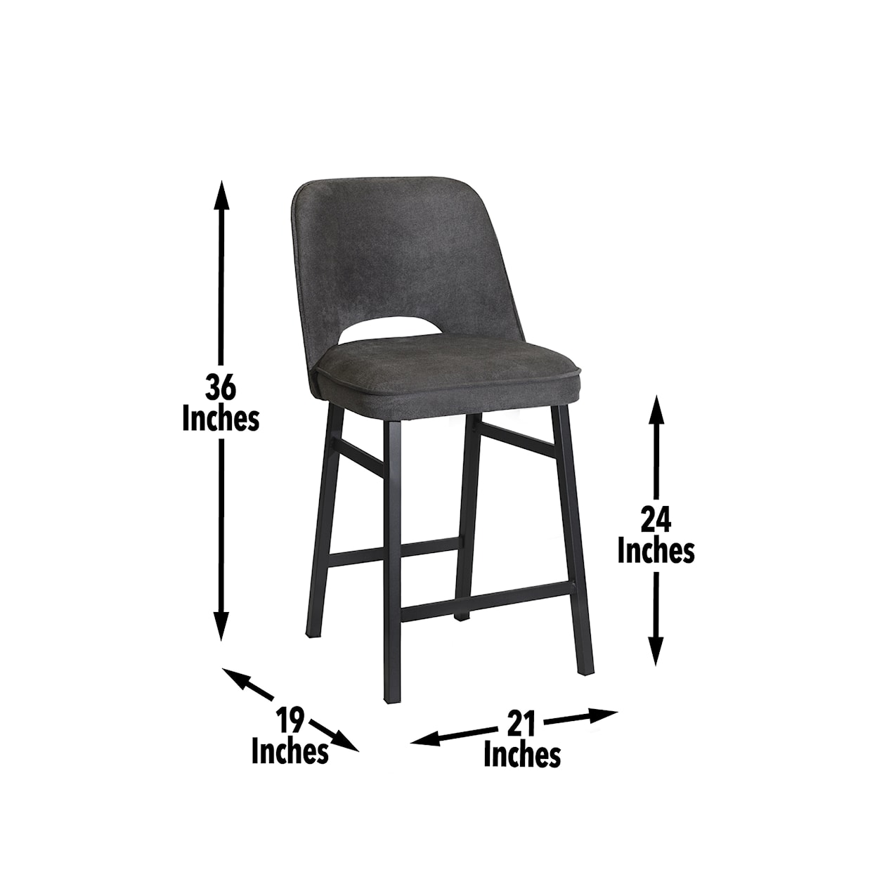 Steve Silver Sally SALLY GREY PUB STOOL |