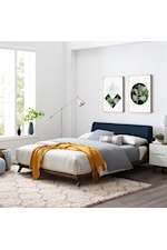 Modway Luella Queen Upholstered Fabric Platform Bed