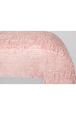 Jofran Sophia Sophia Casual Small Upholstered Accent Bench - Pink