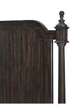 Homelegance Cardano Transitional Queen Poster Bed with Turned Finials