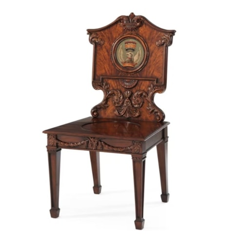The Wootton Traditional Mahogany Hall Accent Chair