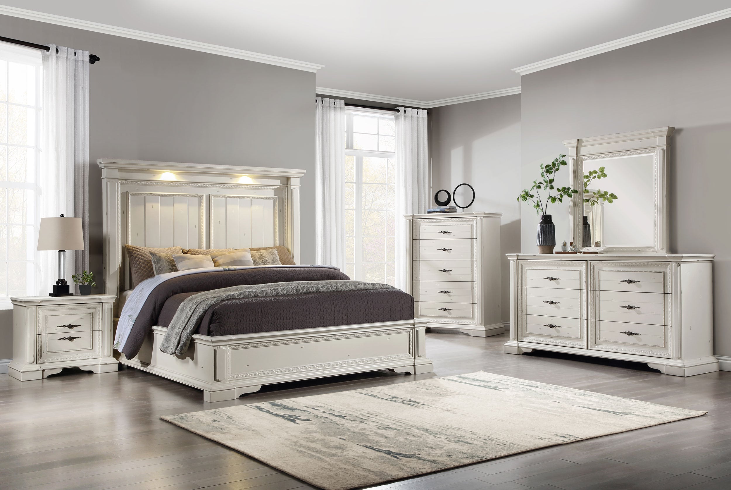 5-Piece Eastern King Bedroom Set