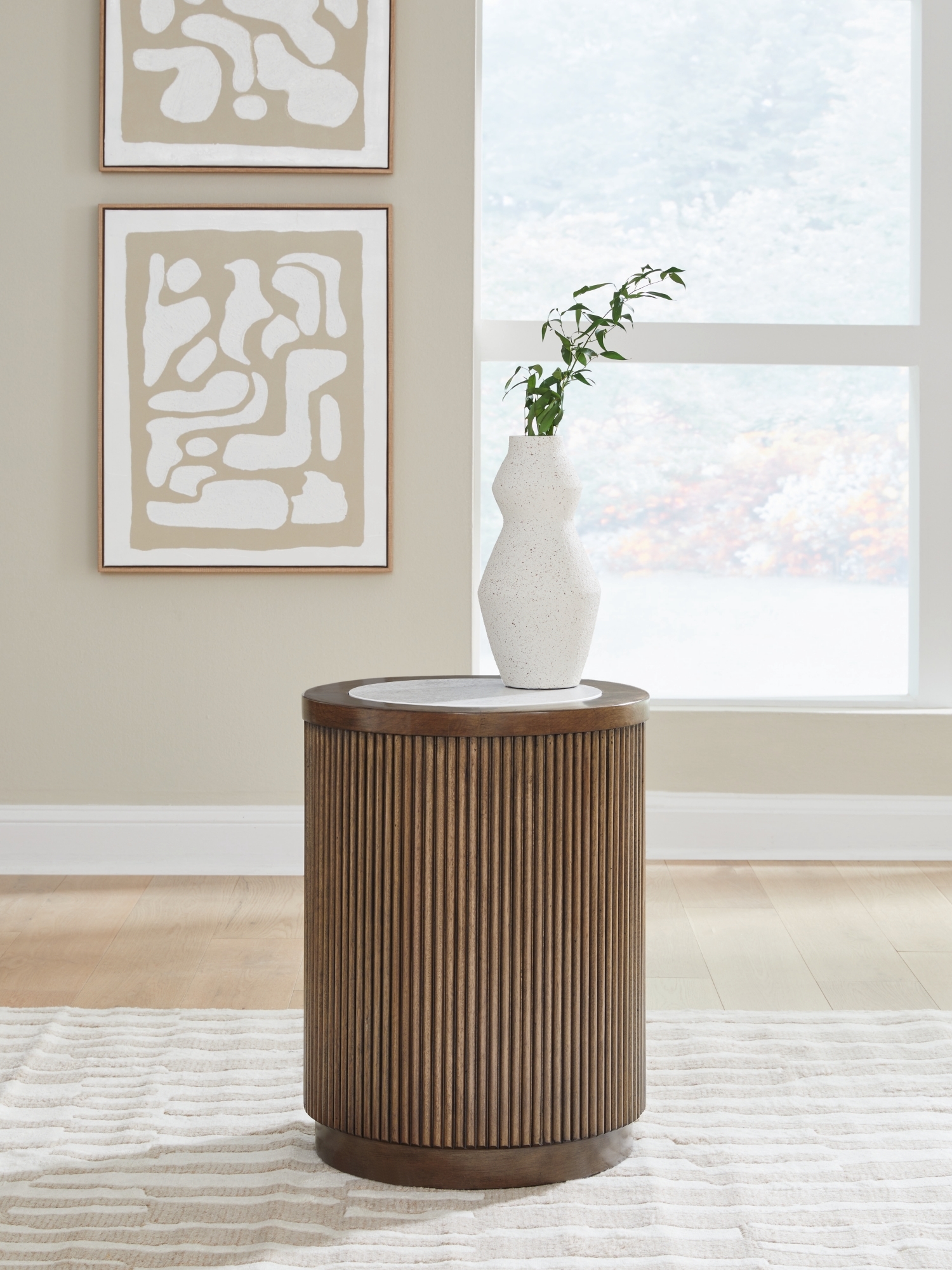 Signature Design by Ashley Hadonna Round End Table