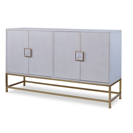 Details 4 Door Tall Credenza (+Drawers)