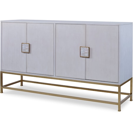 Details 4 Door Tall Credenza (+Drawers)