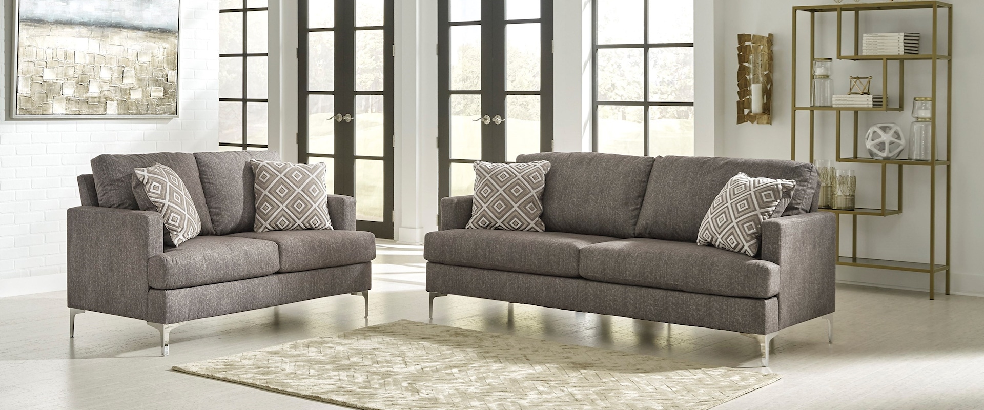 Sofa and Loveseat