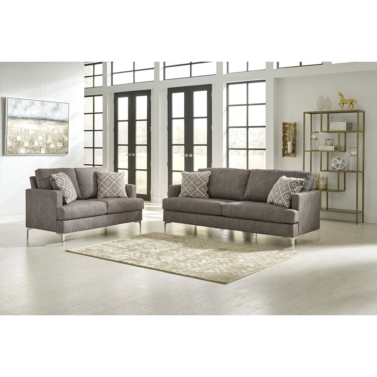 Ashley Furniture Signature Design Arcola Stationary Living Room Group