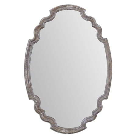 Ludovica Aged Wood Mirror