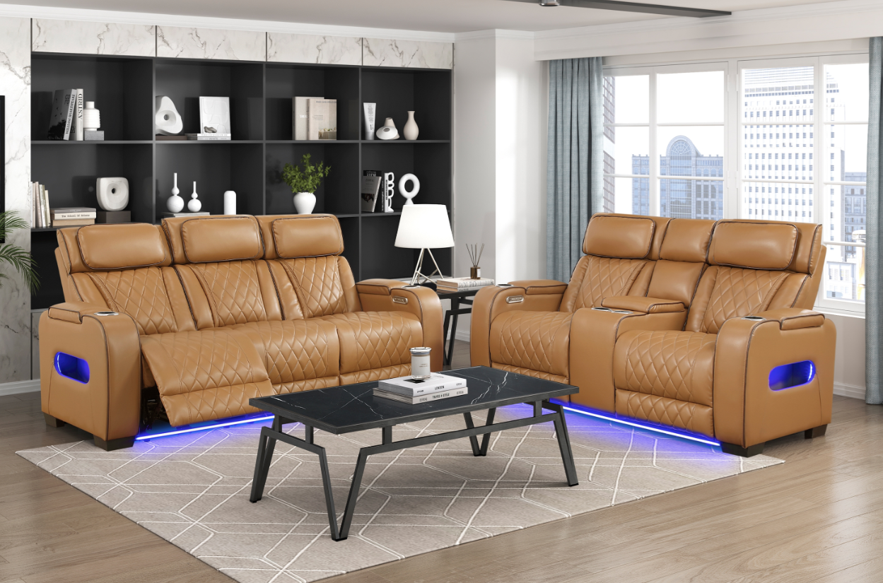 2-Piece Power Reclining Living Room Set