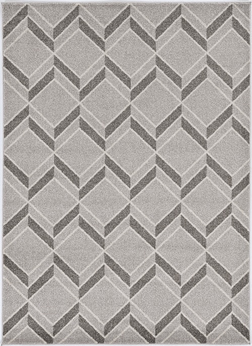 5'3" x 7'7" Grey Rectangle Rug