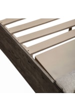 Liberty Furniture Avalon Transitional Upholstered King Bed with Storage Footboard