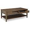 Ashley Signature Design Roanhowe Coffee Table and 2 End Tables