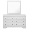 Global Furniture Pompei Square Dresser Mirror