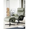 Stressless by Ekornes Magic Magic Small Recliner and Ottoman